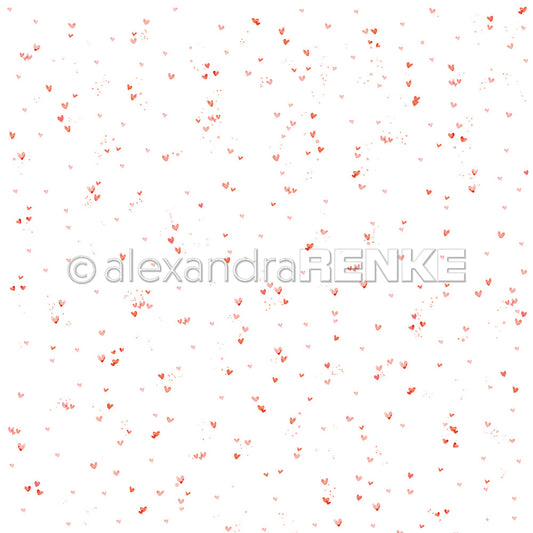 Design paper 'Tender heart flurries'- P-AR-10.3506- A.RENKE