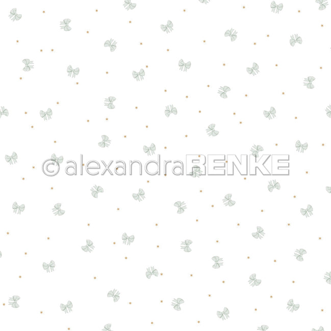 Design paper 'Magical Bow-Bustle Mint- P-AR-10.3526- A.RENKE