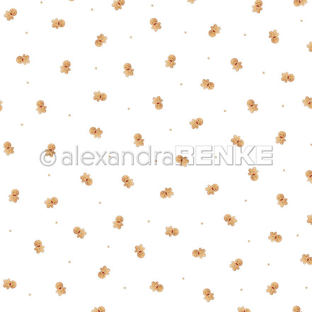 Design paper 'Gingerbread Man Bustle'- P-AR-10.3539- A.RENKE