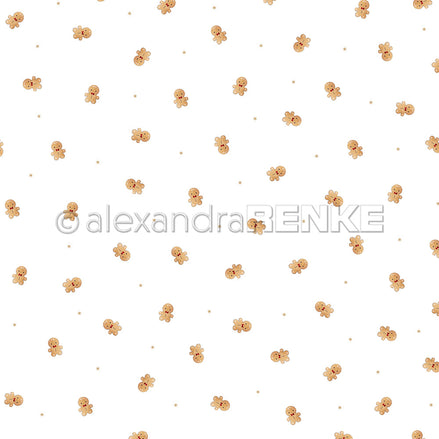 Design paper 'Gingerbread Man Bustle'- P-AR-10.3539- A.RENKE
