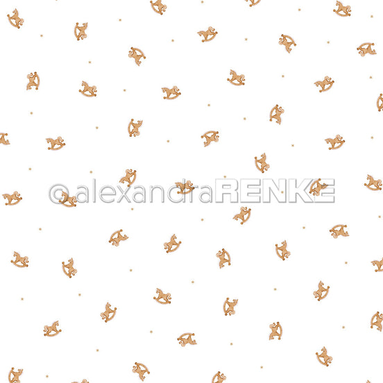 Design paper 'Rocking Horse Bustle'- P-AR-10.3540- A.RENKE