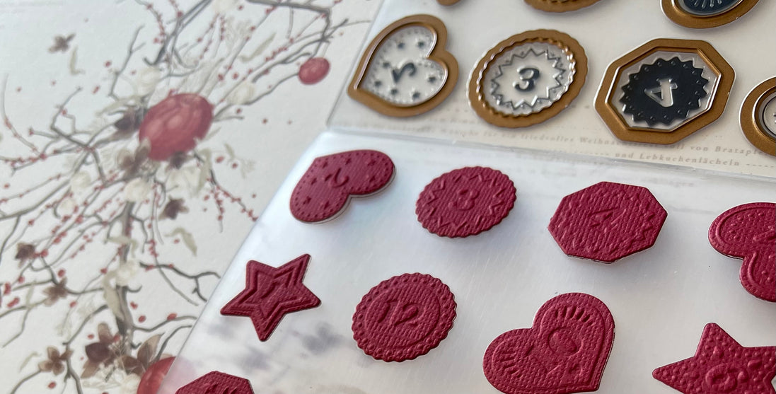 CE-AR-W0007 Cut &amp; Emboss Folder 'Number labels 1-24' - A.RENKE