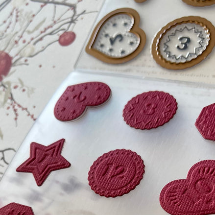 CE-AR-W0007 Cut &amp; Emboss Folder 'Number labels 1-24' - A.RENKE