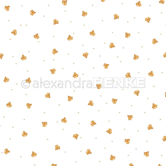 Design paper 'Gingerbread House Bustle'- P-AR-10.3609- A.RENKE