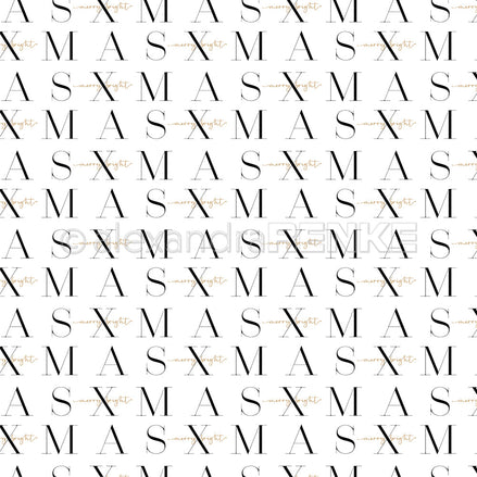 Design paper 'Large Typo combo Xmas'- P-AR-10.3643- A.RENKE