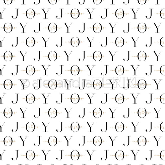 Design paper ' Large Typo combo  Joy'- P-AR-10.3647- A.RENKE