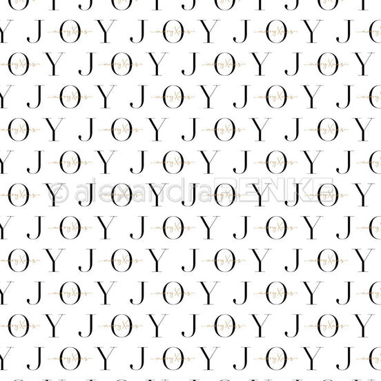 Design paper ' Large Typo combo  Joy'- P-AR-10.3647- A.RENKE