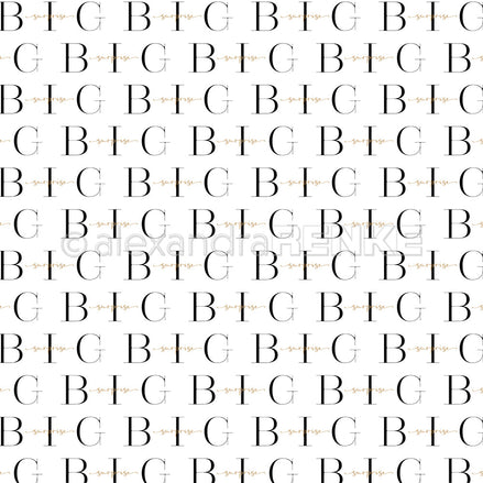 Design paper 'Large Typo combo Big Surprise'- P-AR-10.3649- A.RENKE