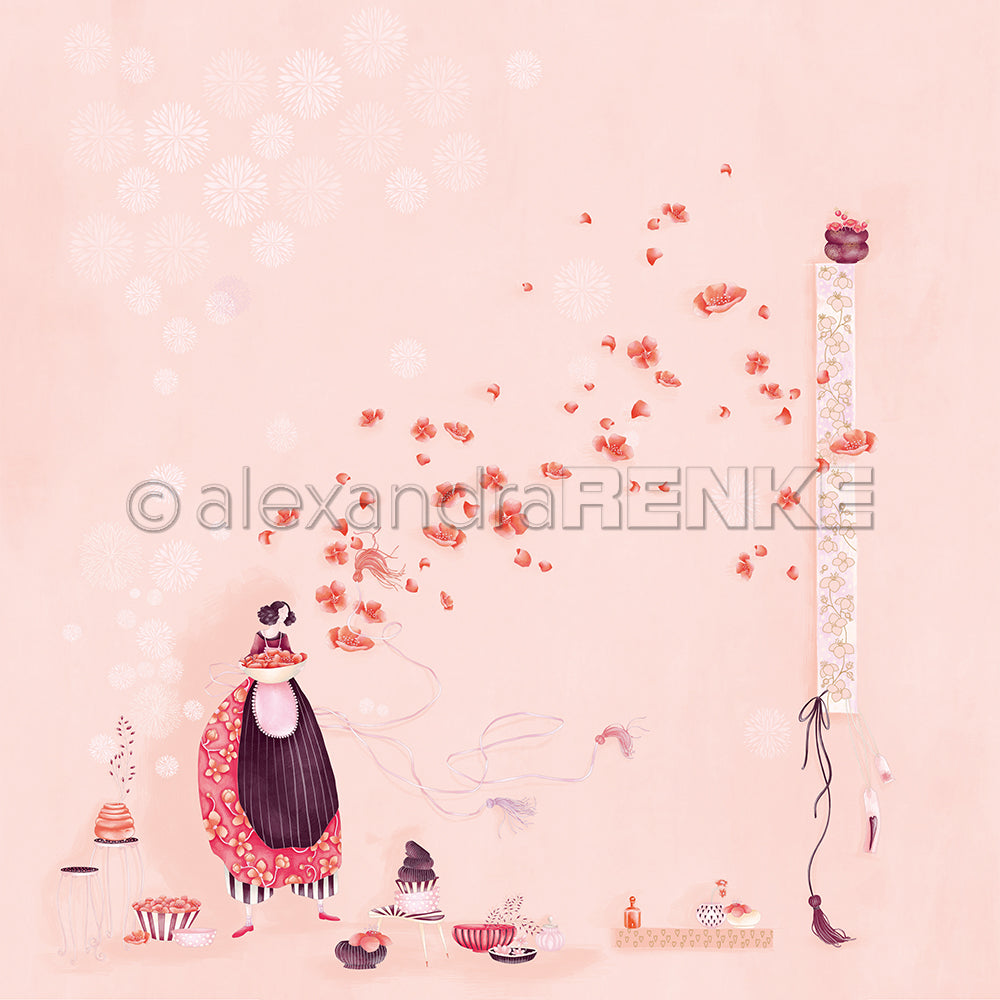 Design paper "Lisa's Figurines Flower Magic P-AR-10.3748 - A.RENKE