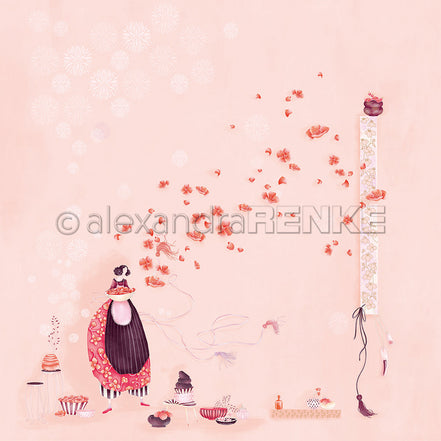 Design paper "Lisa's Figurines Flower Magic P-AR-10.3748 - A.RENKE