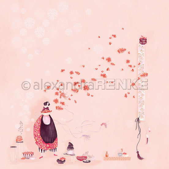 Design paper "Lisa's Figurines Flower Magic P-AR-10.3748 - A.RENKE