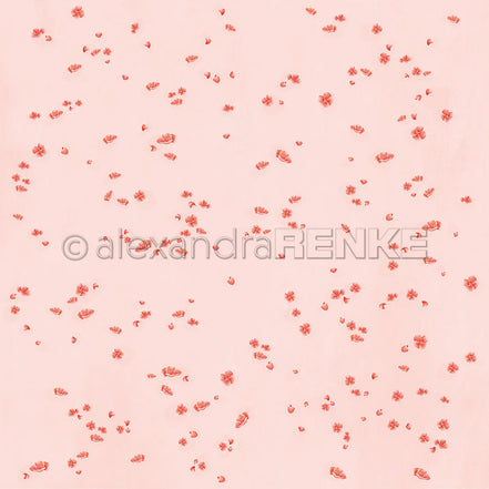 Design paper "Lisa's Figurines Blossom Rain" P-AR-10.3749 - A.RENKE