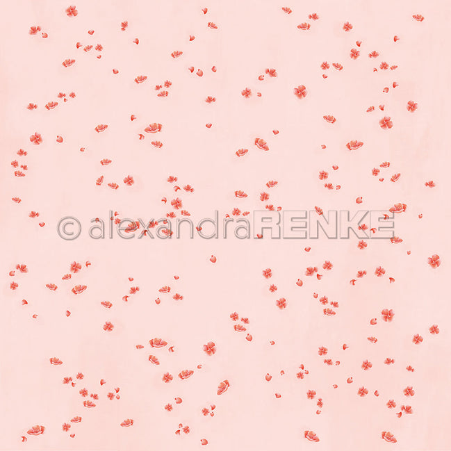 Design paper "Lisa's Figurines Blossom Rain" P-AR-10.3749 - A.RENKE