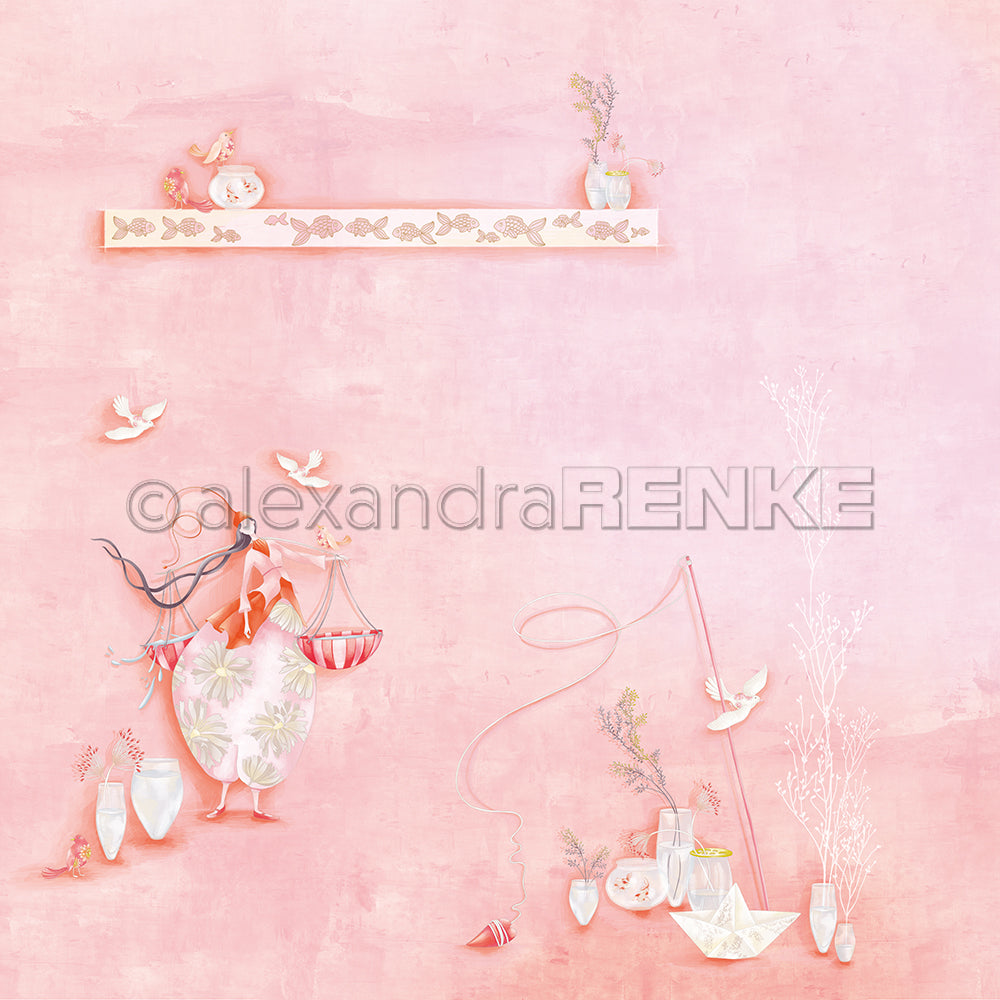 Design paper "Lisa's Figurines Balanced Scales Magic" P-AR-10.3755 - A.RENKE