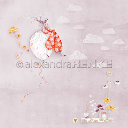 Design paper "Lisa's Figurines Enchanted Balloon Ride" P-AR-10.3762 - A.RENKE