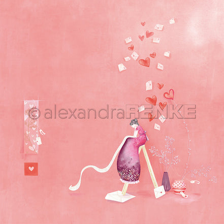 Design paper "Lisa's Figurines Pen Friend" P-AR-10.3765 - A.RENKE