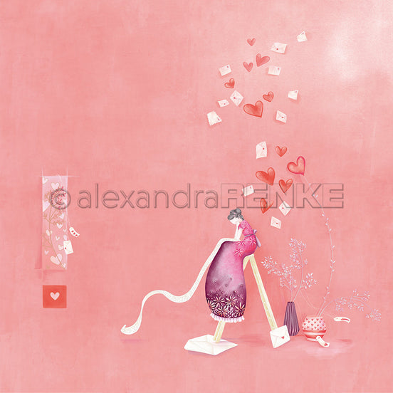 Design paper "Lisa's Figurines Pen Friend" P-AR-10.3765 - A.RENKE