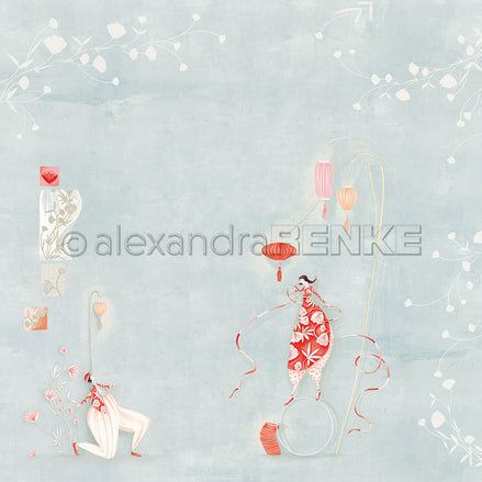 Design paper "Lisa's Figurines Magical Acrobats" P-AR-10.3774 - A.RENKE