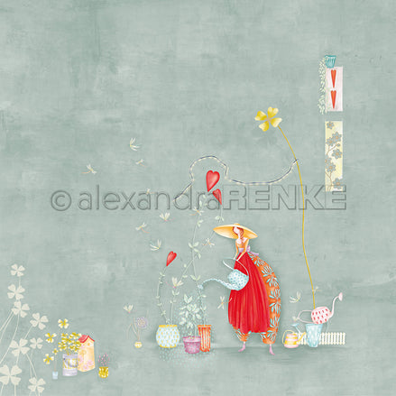 Design paper "Lisa's Figurines Garden Magic" P-AR-10.3777 - A.RENKE