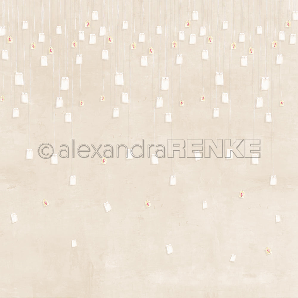 Design paper "Lisa's Figurines Tea Bag Rain" P-AR-10.3784 - A.RENKE