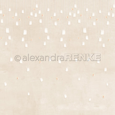Design paper "Lisa's Figurines Tea Bag Rain" P-AR-10.3784 - A.RENKE