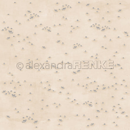 Design paper "Lisa's Figurines Coffee Bean Rain" P-AR-10.3787 - A.RENKE