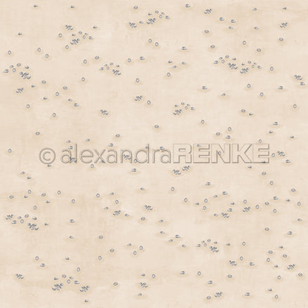 Design paper "Lisa's Figurines Coffee Bean Rain" P-AR-10.3787 - A.RENKE