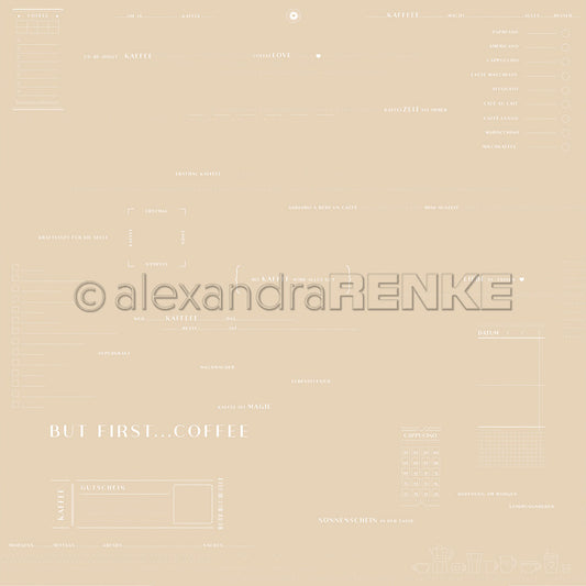 Design paper "TypoArt Coffee" P-AR-10.3818 - A.RENKE