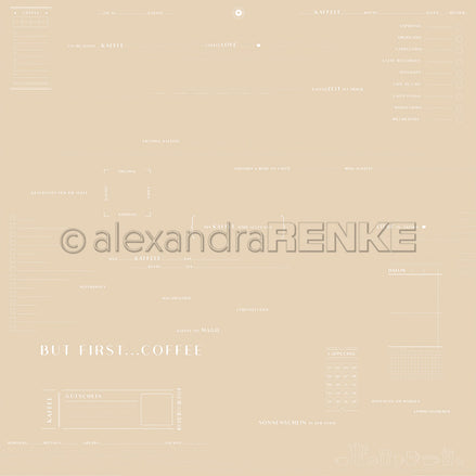 Design paper "TypoArt Coffee" P-AR-10.3818 - A.RENKE