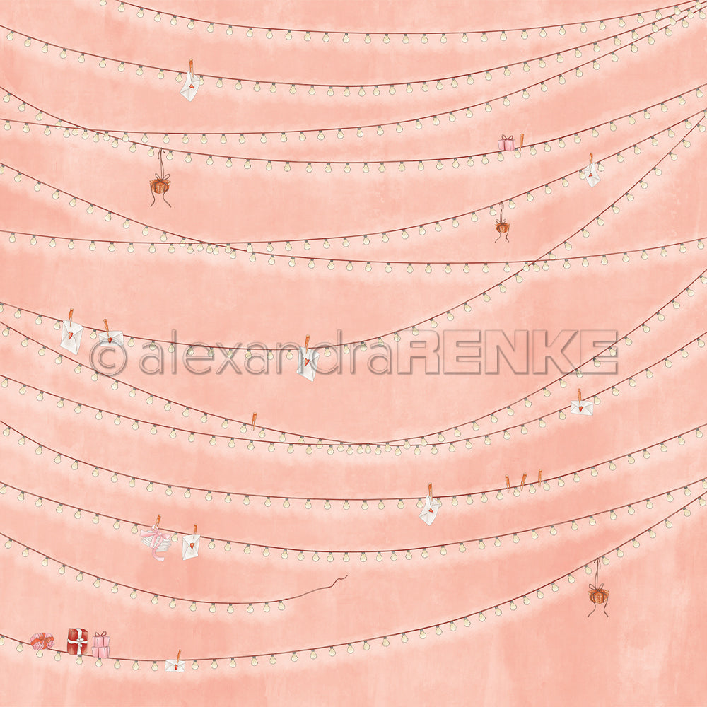 Design paper "Christmas Figurines Garland Magic" P-AR-10.3896 - A.RENKE