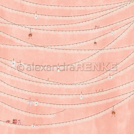 P-AR-10.3896  Design paper "Christmas Figurines Garland Magic"- A.RENKE
