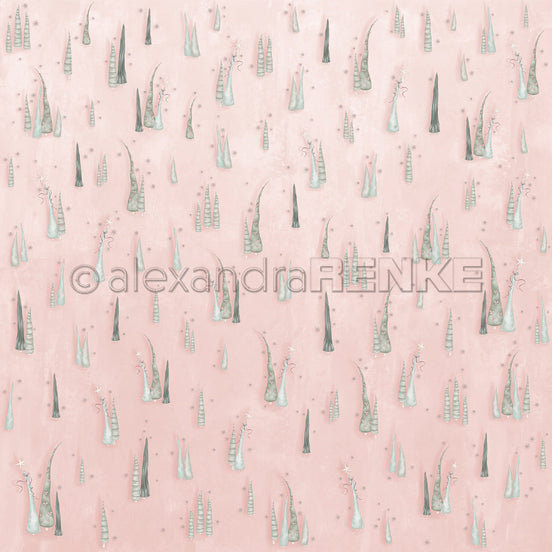 Design paper "Christmas Figurines Fir Tree Bliss" P-AR-10.3897 - A.RENKE