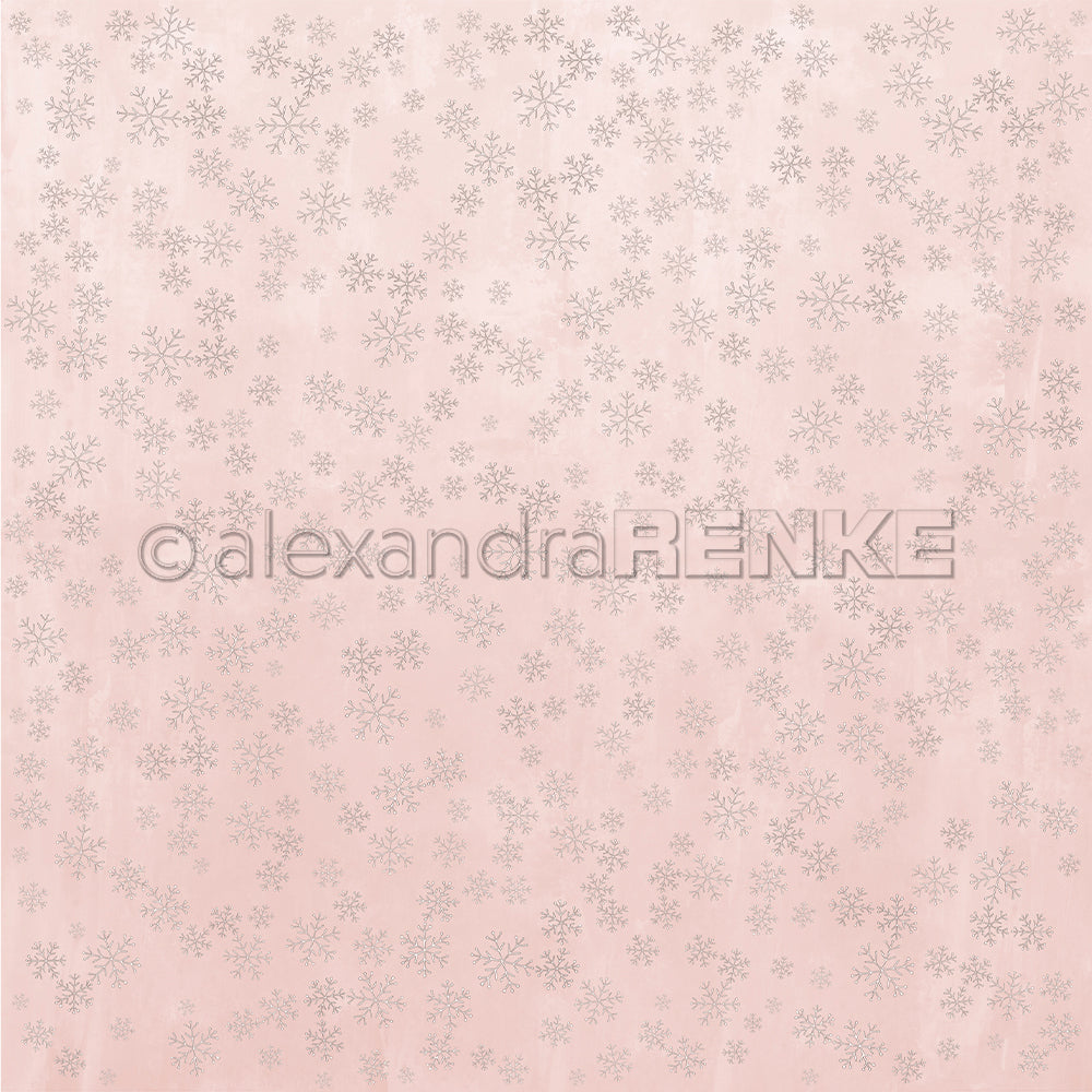 Design paper "Snowflake Magic Quartz Rose" P-AR-10.3917 - A.RENKE