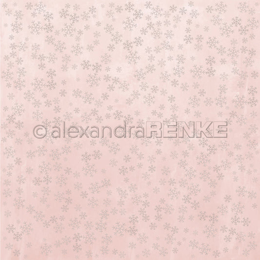 Design paper "Snowflake Magic Quartz Rose" P-AR-10.3917 - A.RENKE