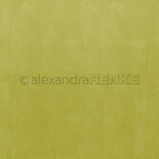 Design paper "Punktetanz Chartreuse" P-AR-10.3944 - A.RENKE