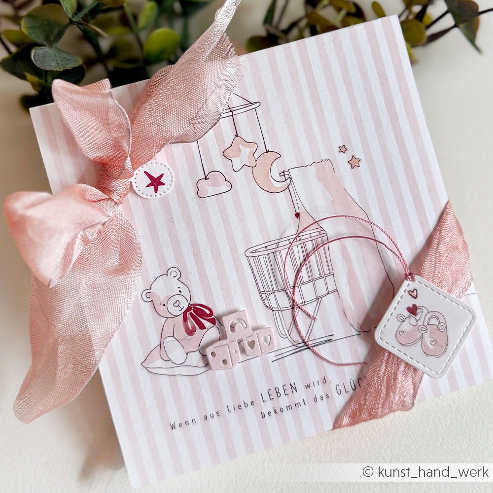 P-AR-10.4038 Design paper "Stripes pink" - A.RENKE