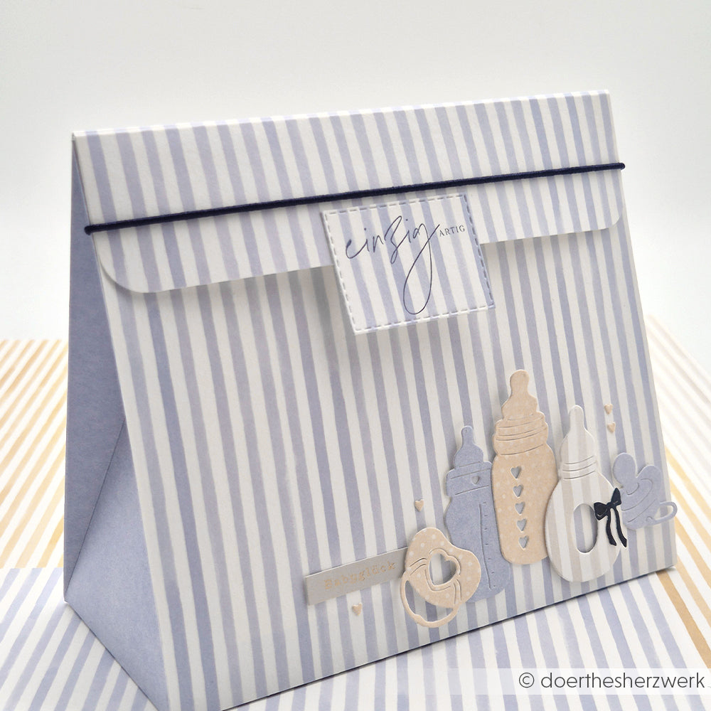 P-AR-10.4041 Design paper "Blue stripes" - A.RENKE