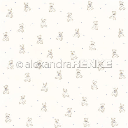 P-AR-10.4045 Design paper "First Teddy Blue" - A.RENKE