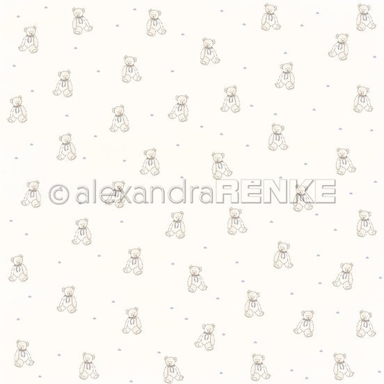 P-AR-10.4045 Design paper "First Teddy Blue" - A.RENKE