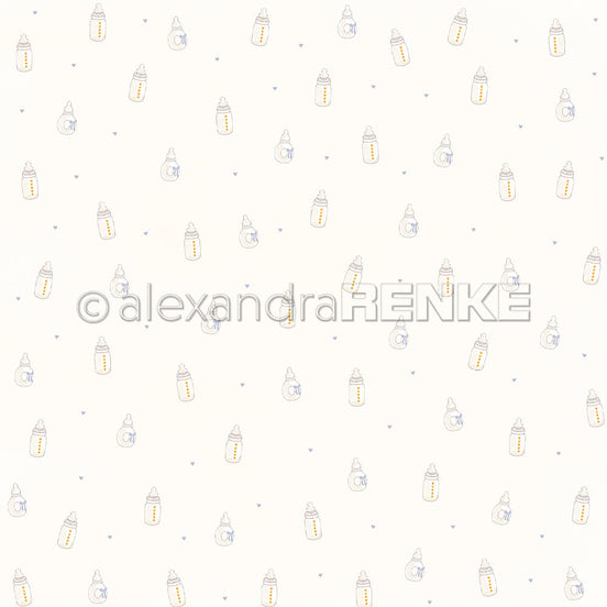 P-AR-10.4049  Design paper "Erstes Fläschchen" - A.RENKE