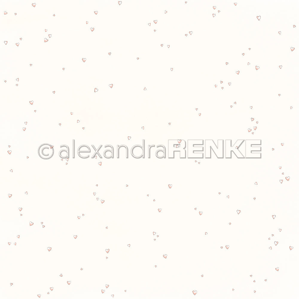 P-AR-10.4053 Design paper "Little hearts pink" - A.RENKE