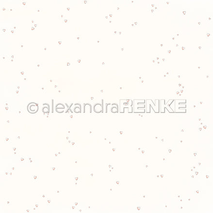 P-AR-10.4053 Design paper "Little hearts pink" - A.RENKE