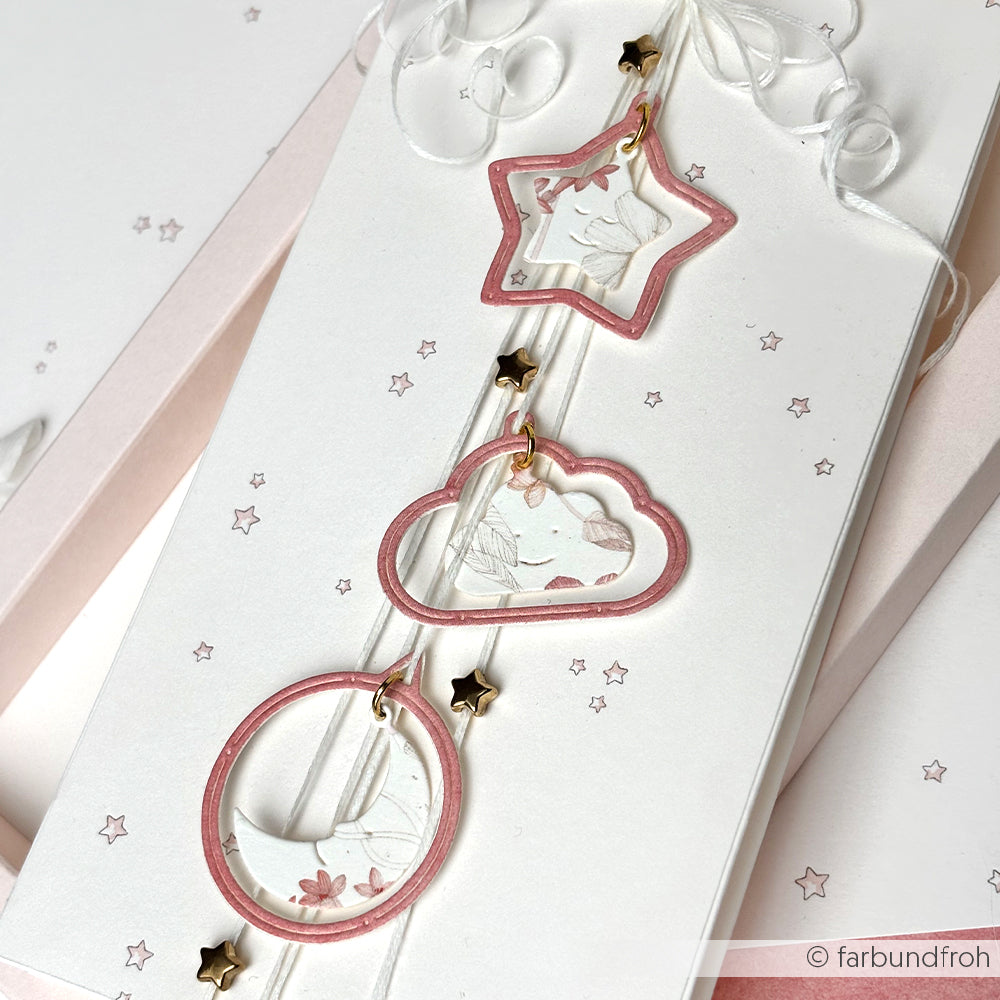 P-AR-10.4055 Design paper "Starry sky light pink" - A.RENKE