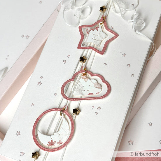 P-AR-10.4055 Design paper "Starry sky light pink" - A.RENKE