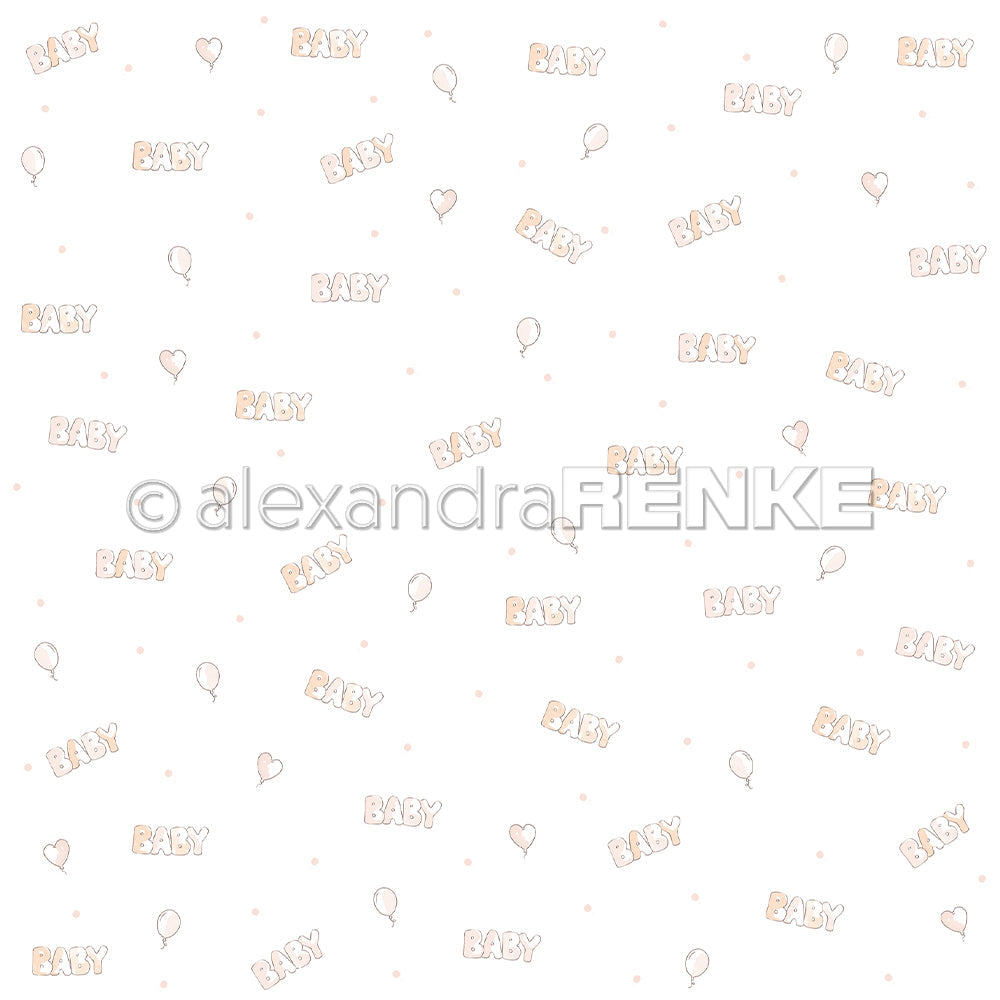 P-AR-10.4059 Design paper "Baby pink" - A.RENKE