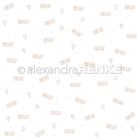 P-AR-10.4059 Design paper "Baby pink" - A.RENKE