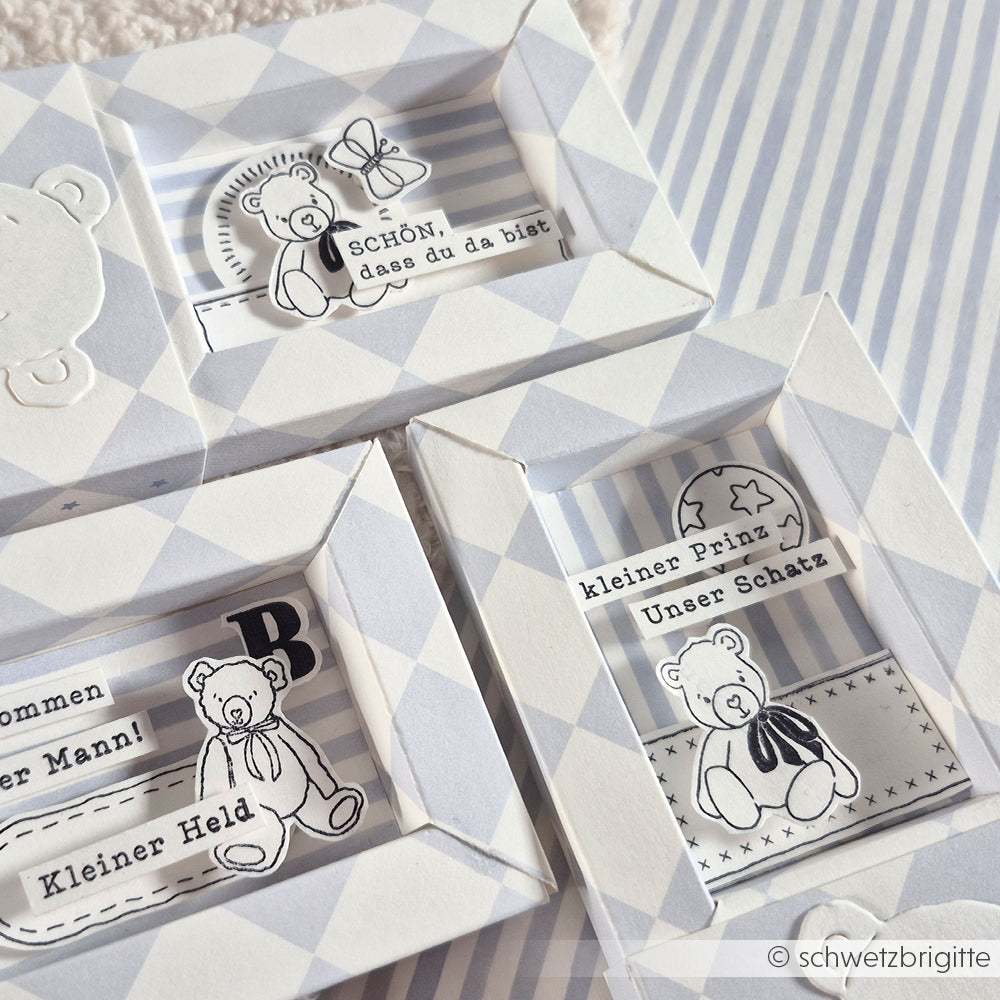 P-AR-10.4066 Design paper "'Large Check Fairy Blue" - A.RENKE