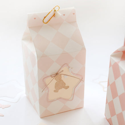 P-AR-10.4070 Design paper "'Large checkered baby pink light" - A.RENKE