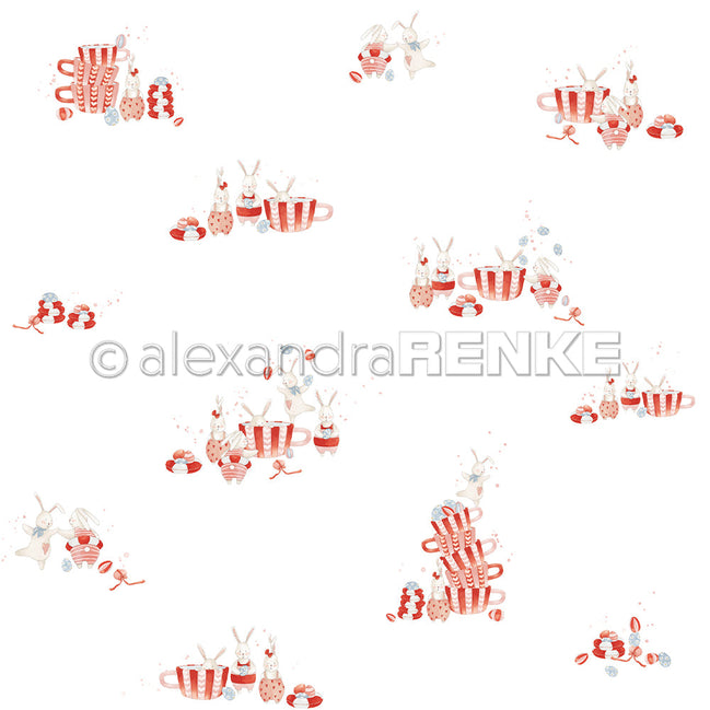 P-AR-10.4080 Design paper "Häschenspiele" - A.RENKE