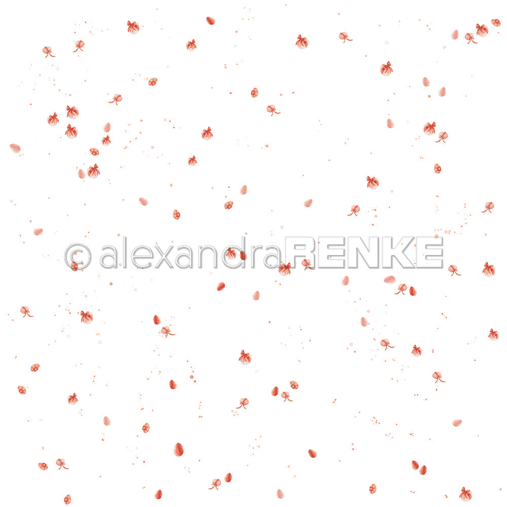 P-AR-10.4081 Design paper "Ostereierreigen Rosarot" - A.RENKE